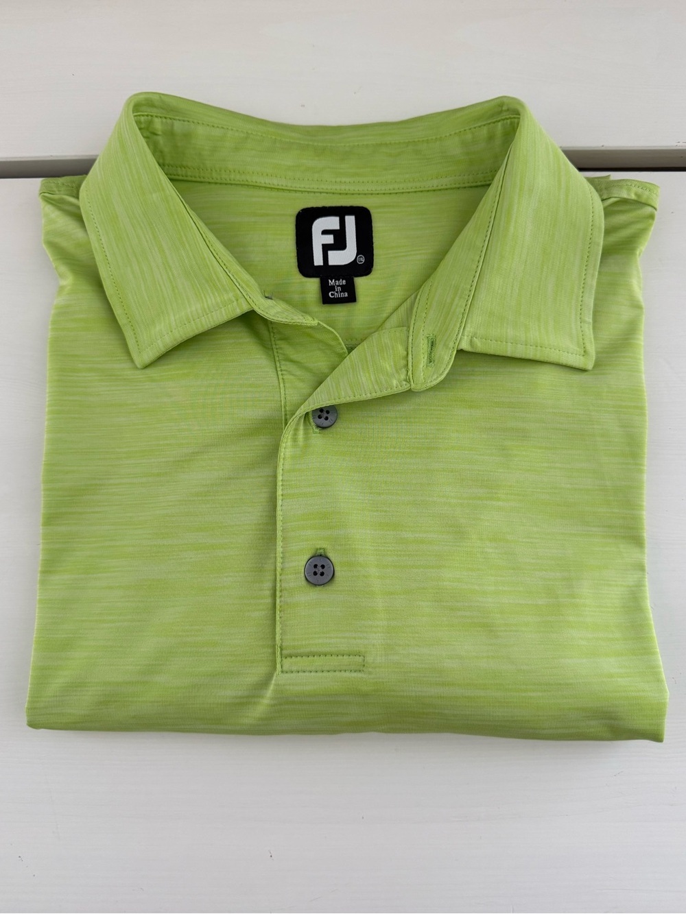 FootJoy Lime Green Performance Golf Polo XXL